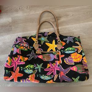 carpetbags of America overnight tote duffel canvas bag vintage